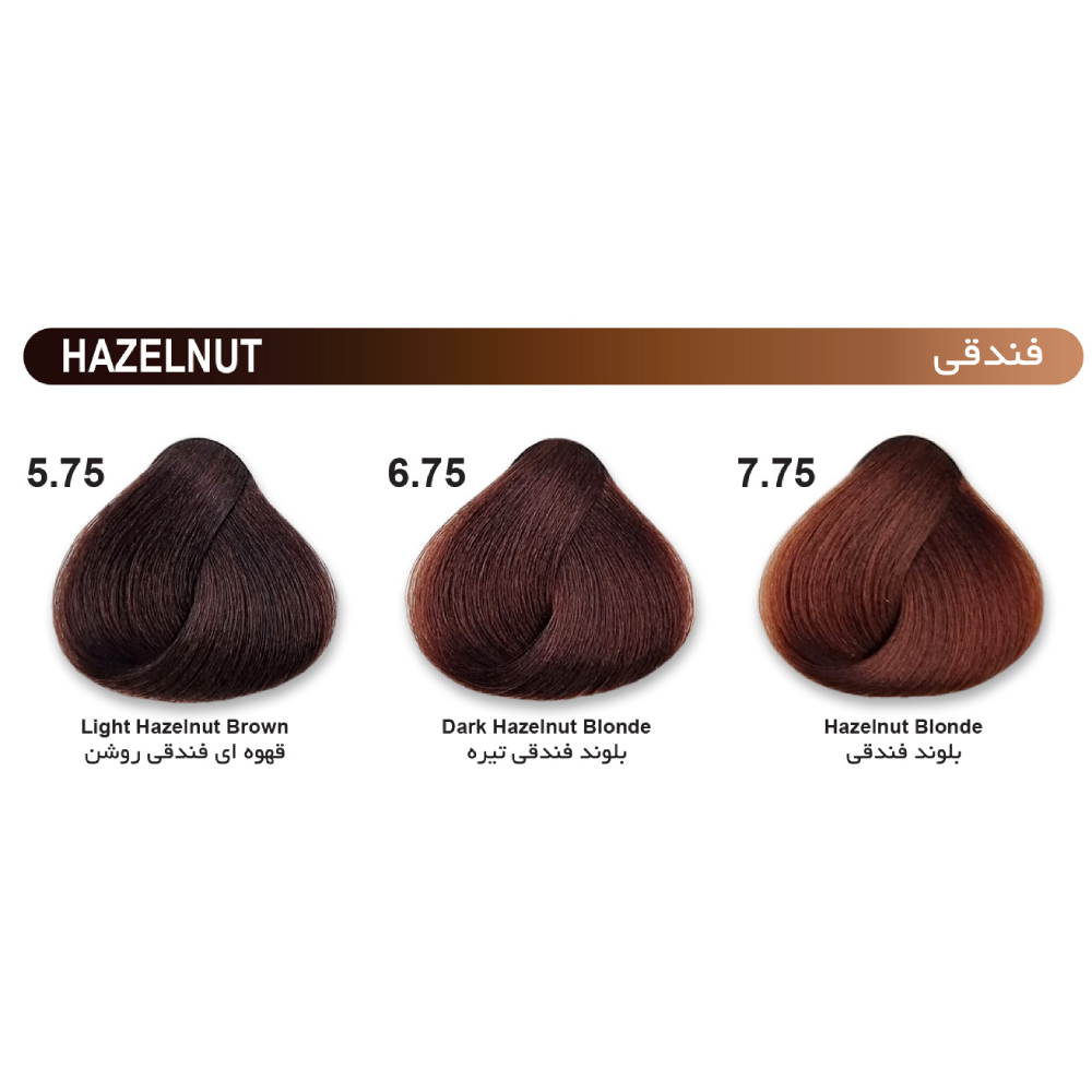 رنگ-مو-فندقی-یکسی